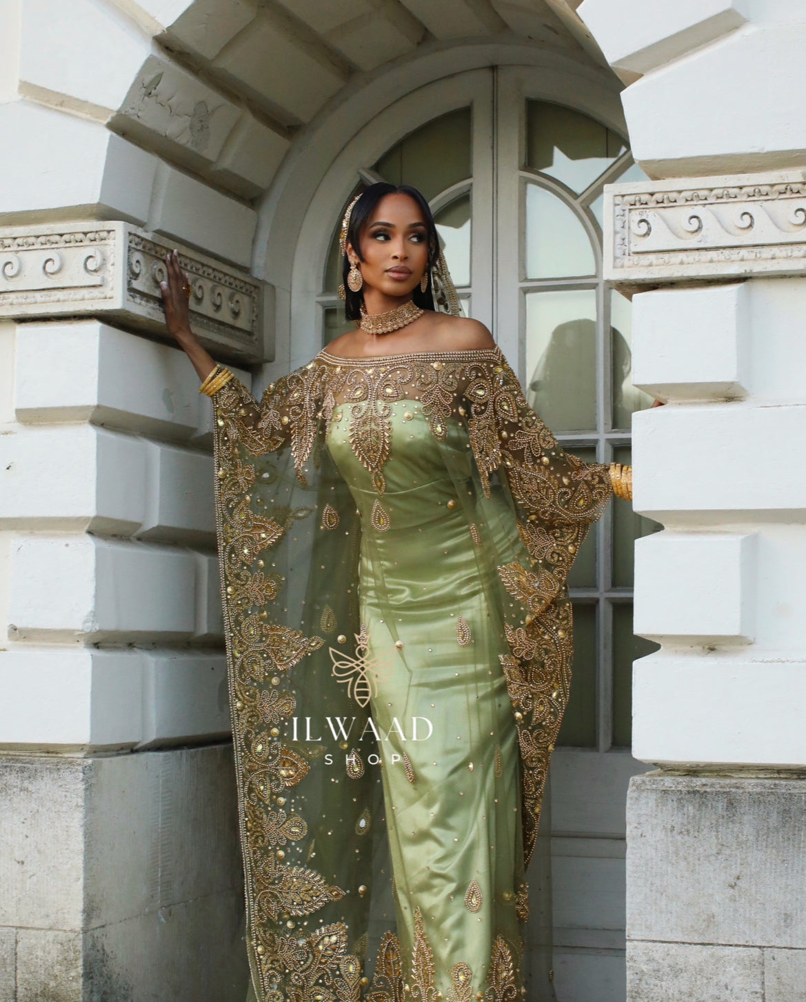 Breathtaking Bilan (Sage Green) - Lace Bridal Dirac