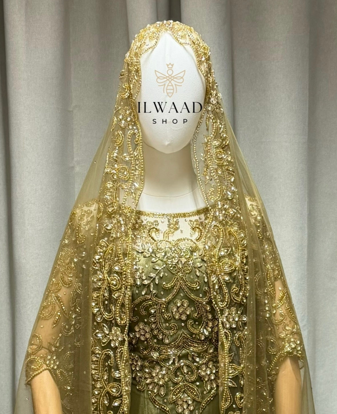 Sassy Shamis (Olive) - Lace Bridal Dirac