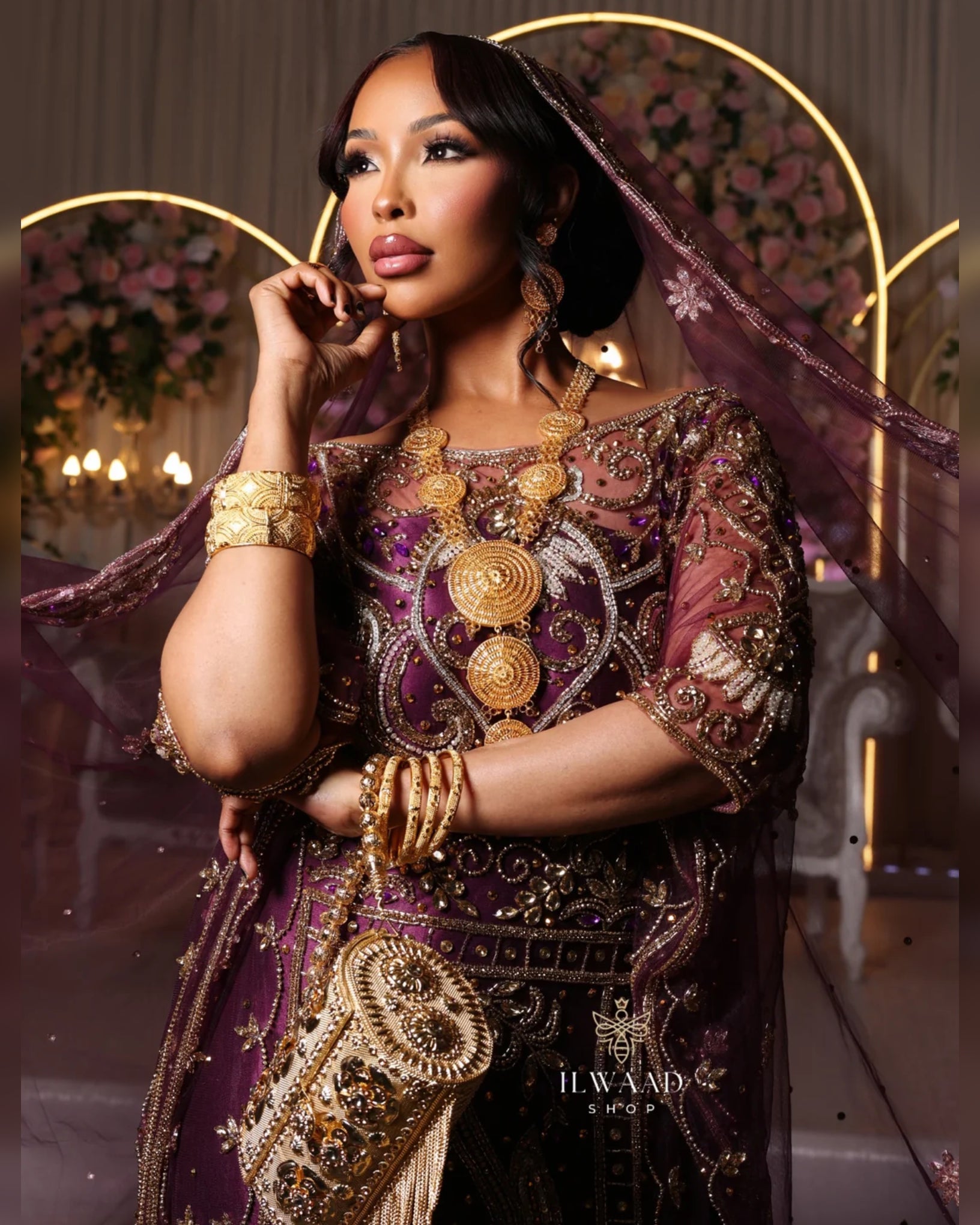 Kiin Deluxe (Plum) - Lace Bridal Dirac
