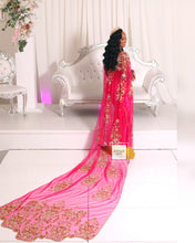 Load image into Gallery viewer, PRE-ORDER Sparkling Sagal - Lace Bridal Dirac (Fuchsia)