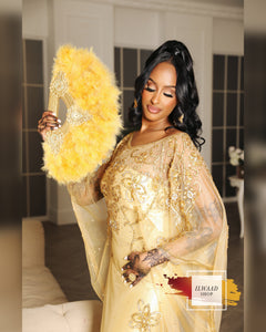 PRE-ORDER Angelic Anisa - Lace Bridal Dirac (Gold)