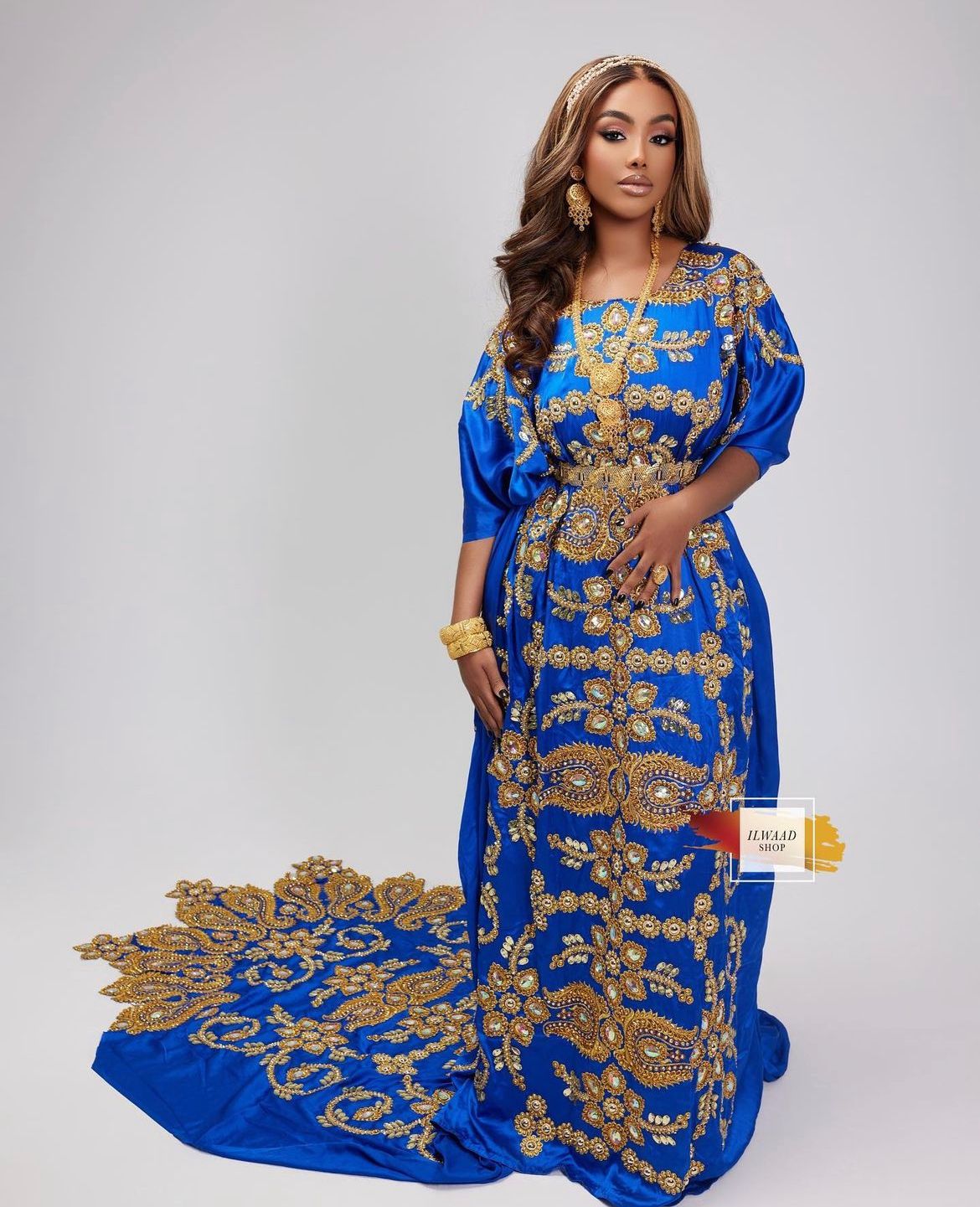 Majestic Miski (Royal Blue) - Somali Bridal Dirac