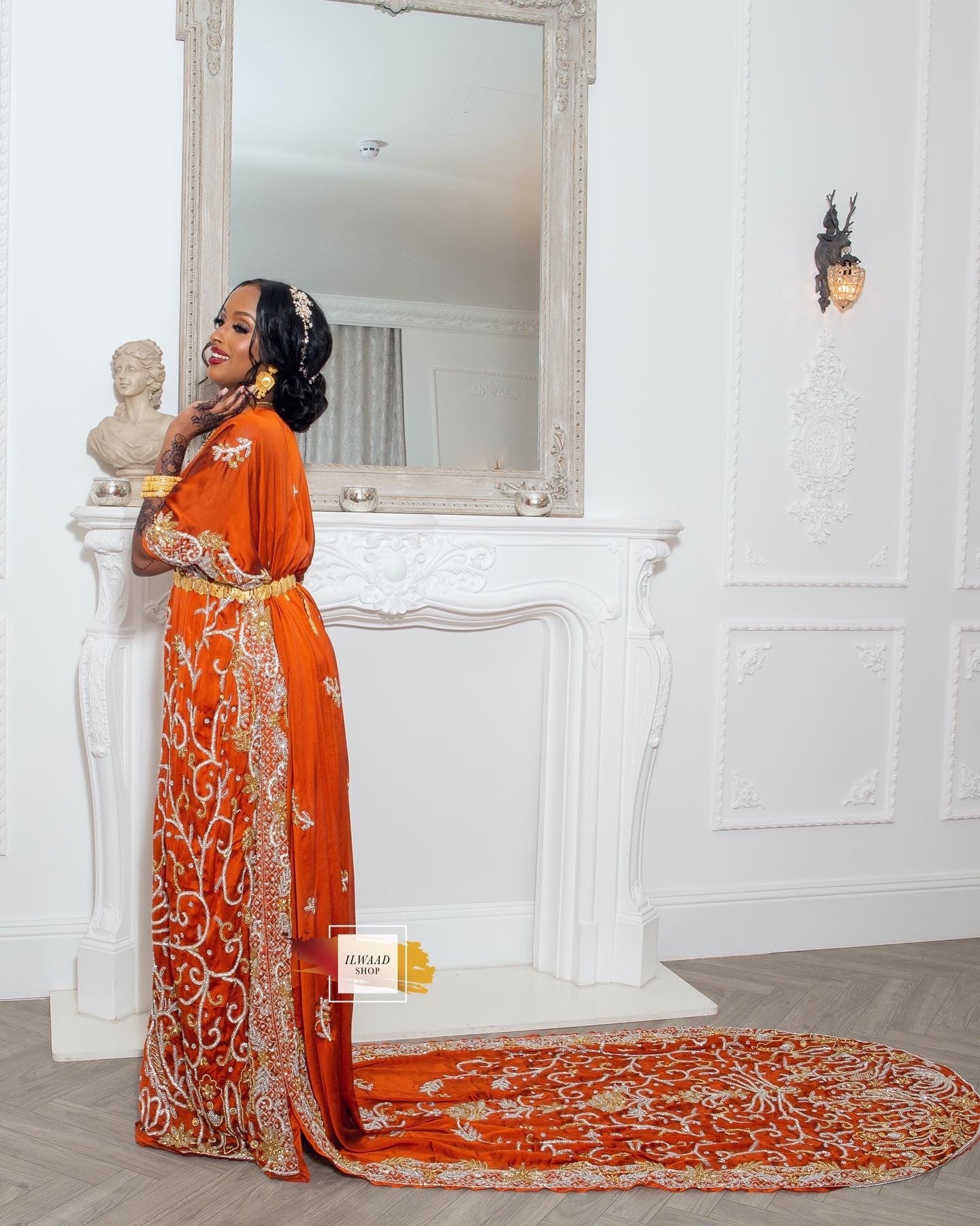 Sensational Sucdi (Burnt Orange) - Somali Bridal Dirac