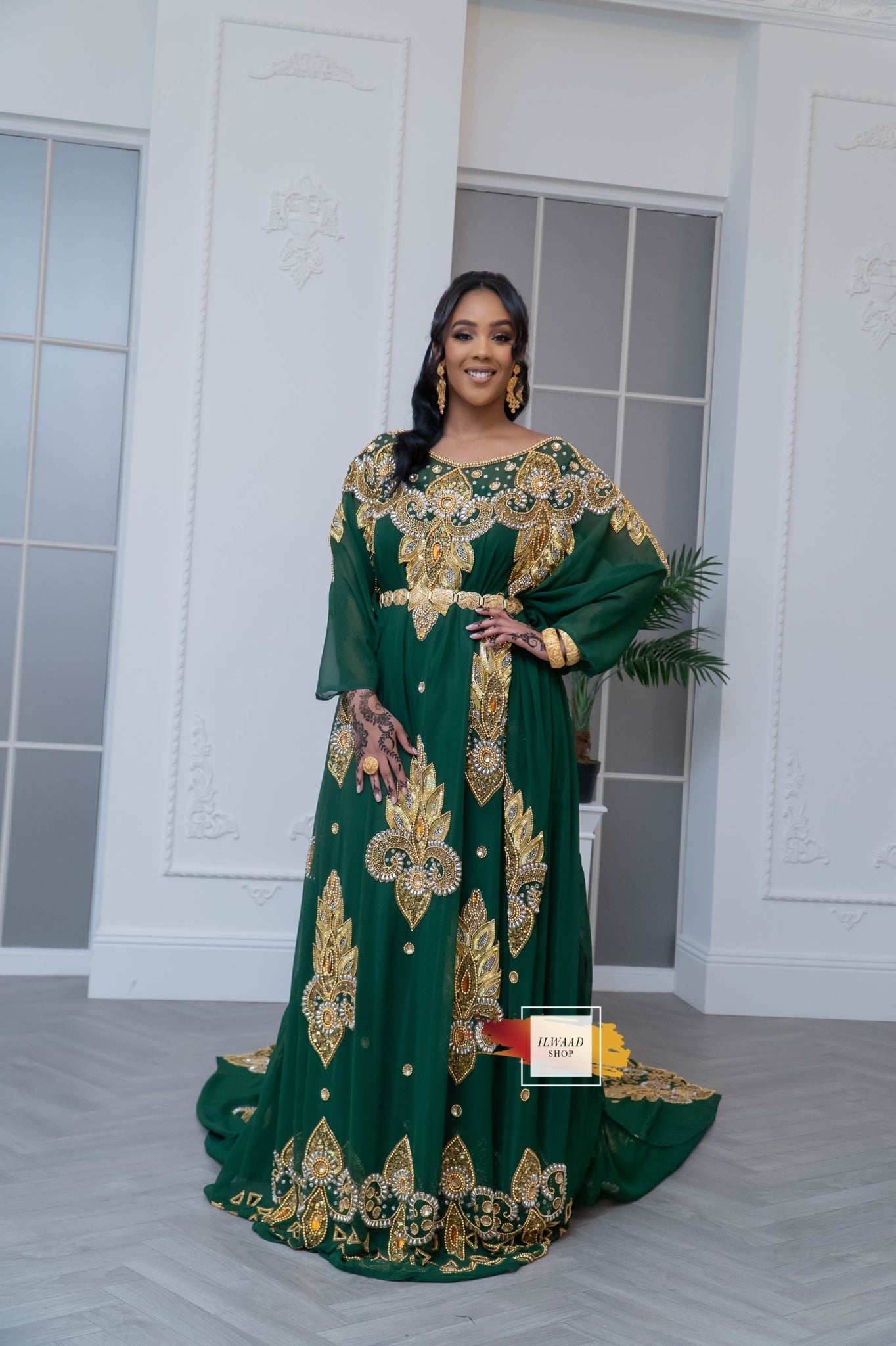 PRE-ORDER Magical Mana (Dark Green) - Somali Bridal Dirac