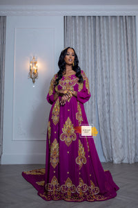PRE-ORDER Magical Mana (Fuschia Purple) -  Somali Bridal Dirac