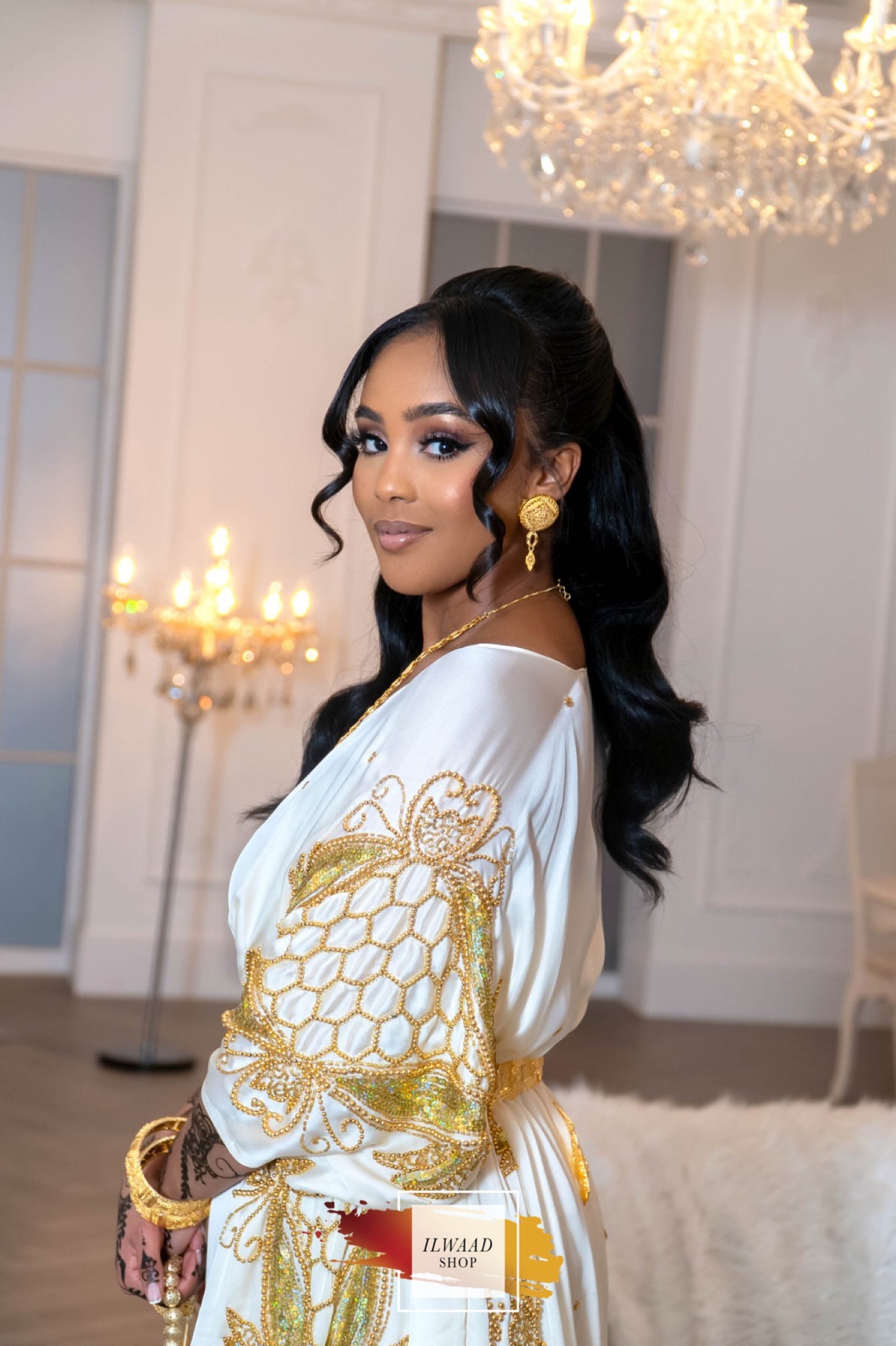 Hiba Nura (White) - Somali Bridal Dirac