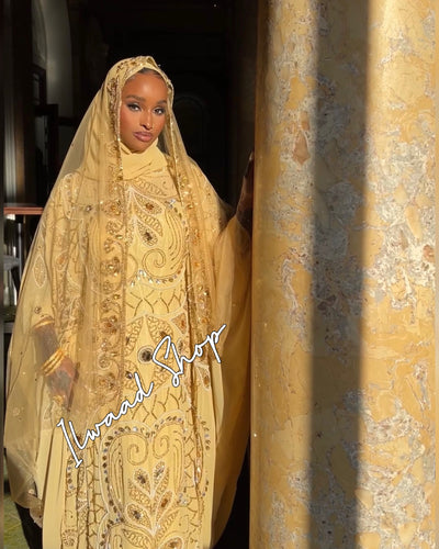 PRE-ORDER Marvellous Muwahib (Gold) -  Somali Bridal Dirac