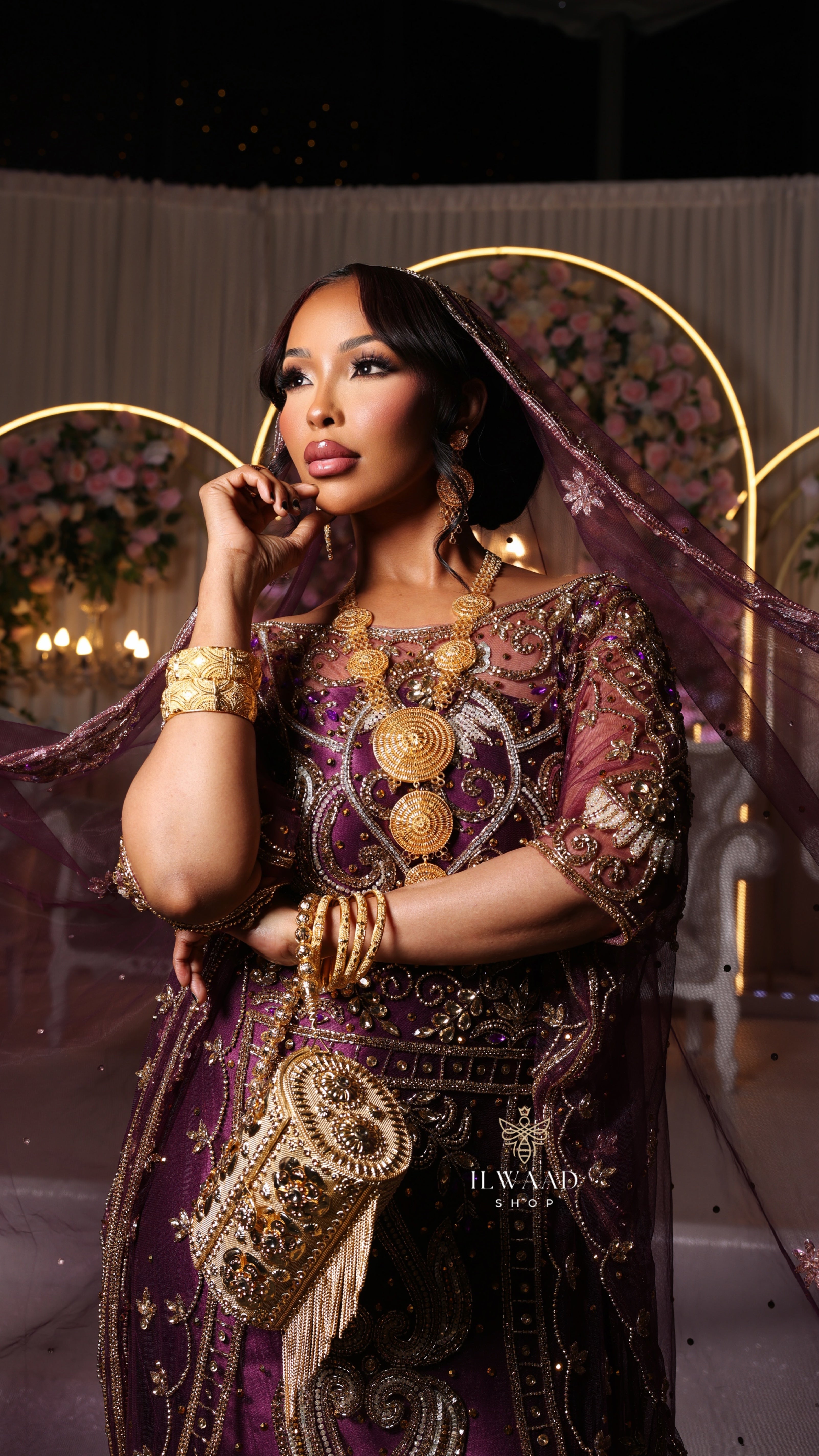 Kiin Deluxe (Plum) - Lace Bridal Dirac