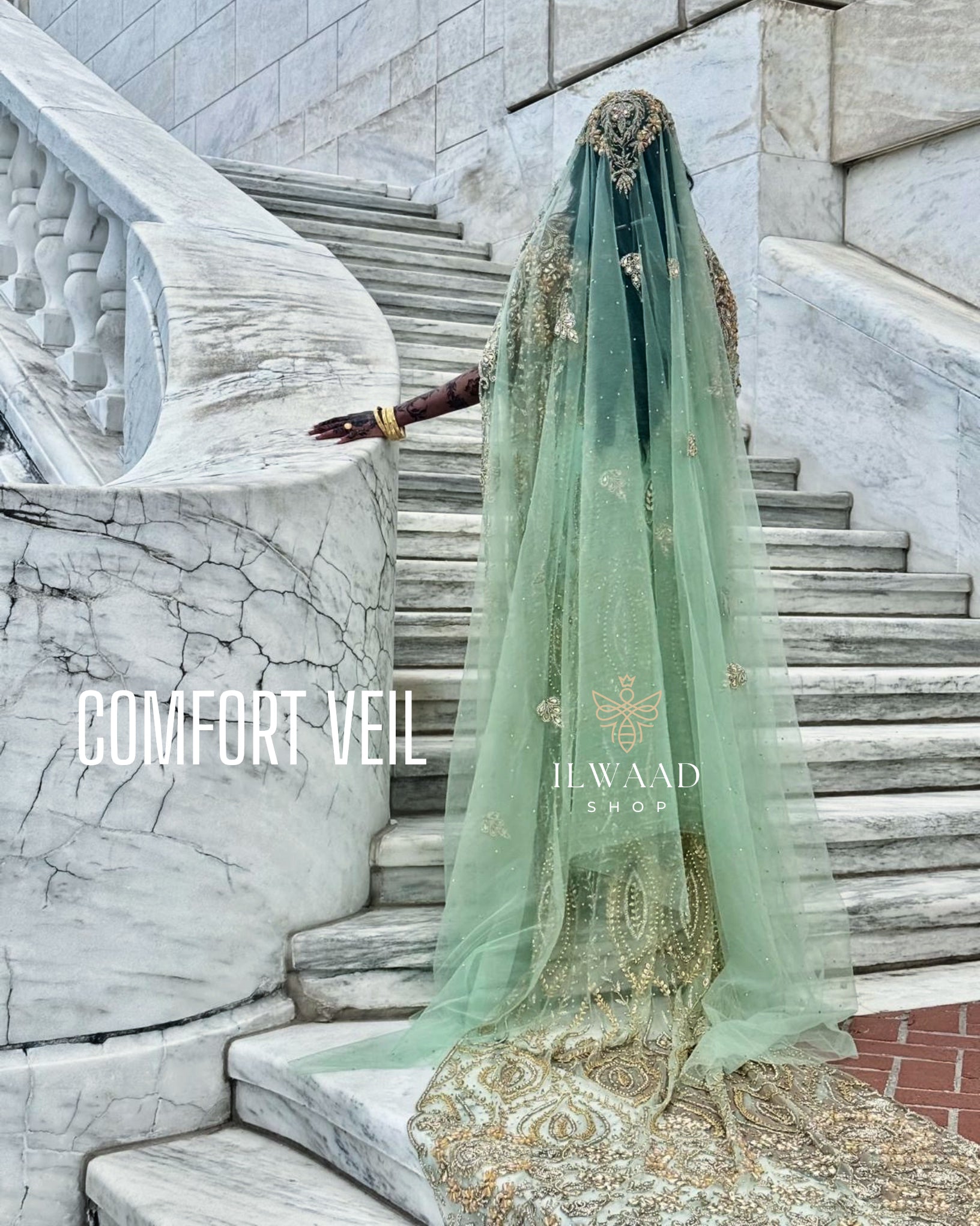 Blooming Barwaqo (Mint) - Lace Bridal Dirac