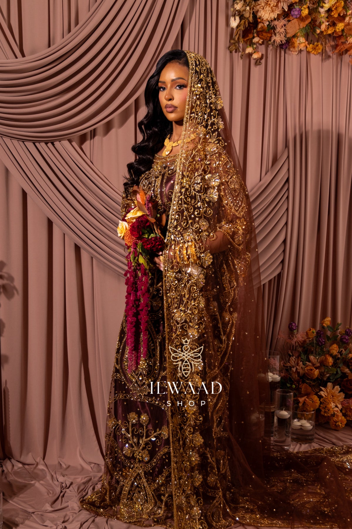 Wonderful Warsan (Brown) - Lace Bridal Dirac