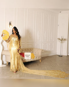 PRE-ORDER Angelic Anisa - Lace Bridal Dirac (Gold)