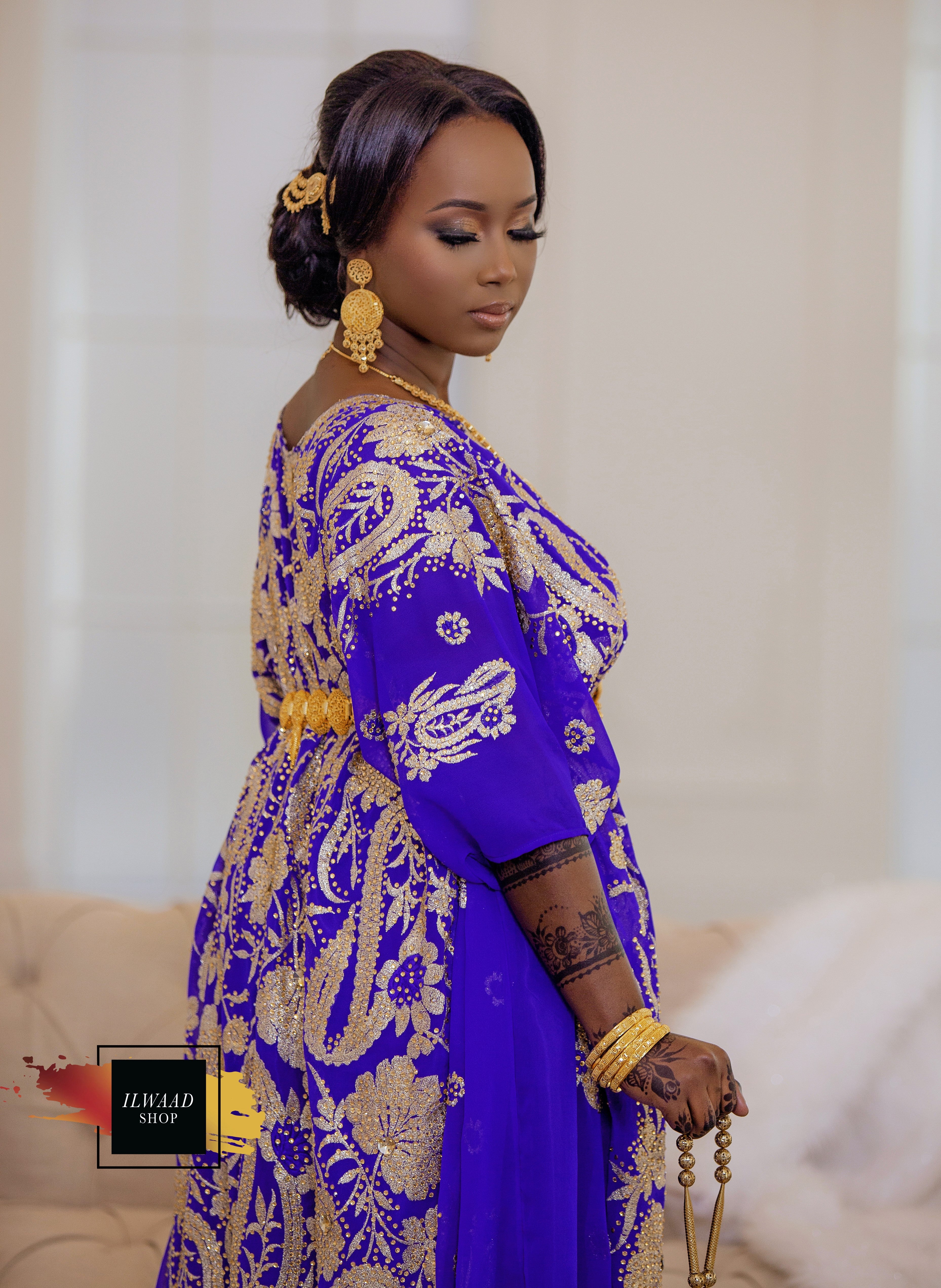 Iftin Bridal Dirac (Royal Blue)