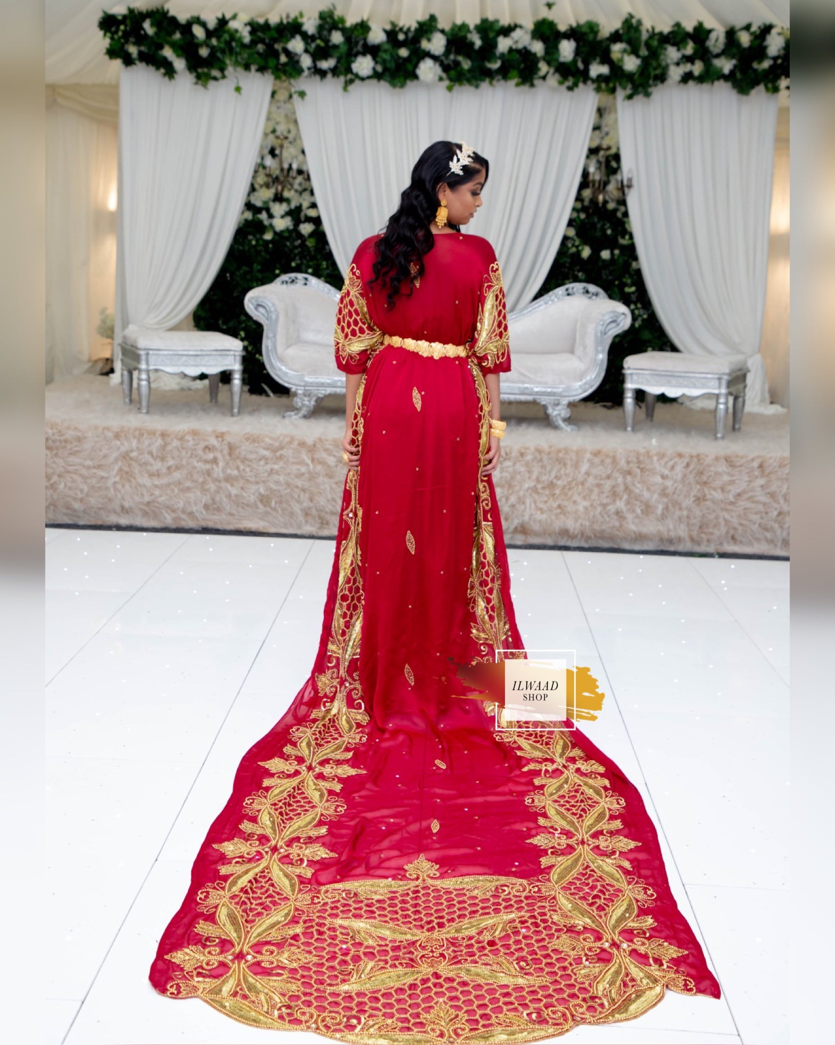 Hiba Nura (Red) -  Somali Bridal Dirac