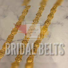 Load image into Gallery viewer, GOLDEN bridal belt