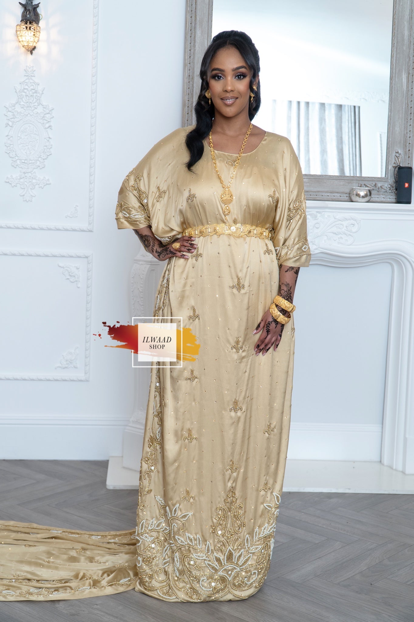 Daring Dahabo (Gold) -  Somali Bridal Dirac