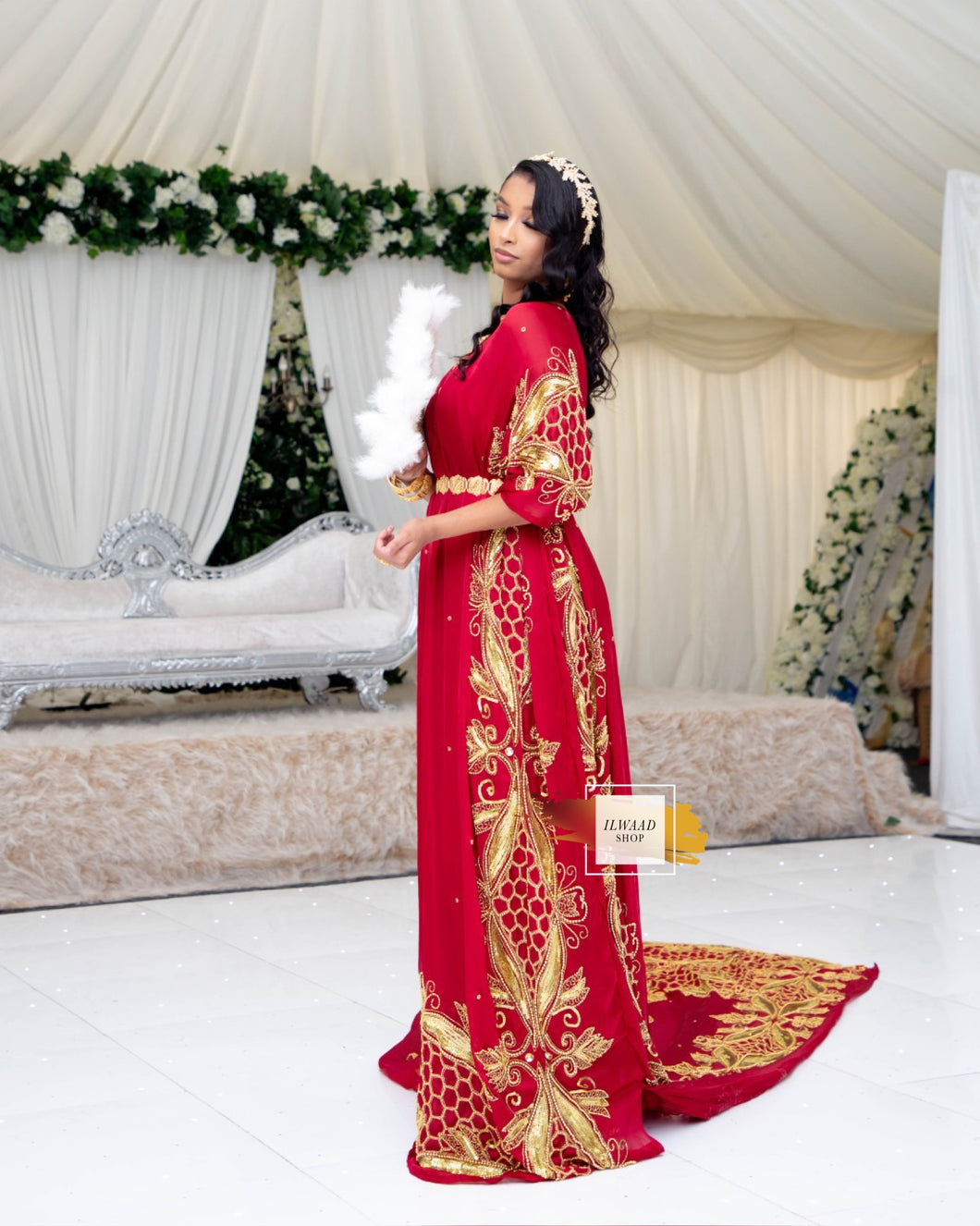 Hiba Nura (Red) -  Somali Bridal Dirac