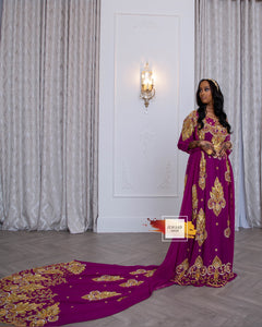 PRE-ORDER Magical Mana (Fuschia Purple) -  Somali Bridal Dirac
