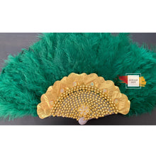 Load image into Gallery viewer, Bridal Hand Held Feather Fan